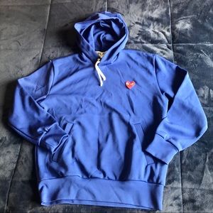 Comme Drs Garcons Play Pull over Hoodie